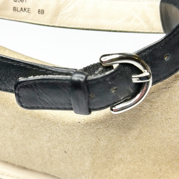 Coach Blake Leather Open Toe Heels (8) - Picture 12 of 16